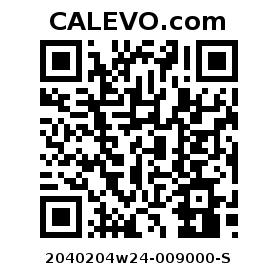 Calevo.com Preisschild 2040204w24-009000-S