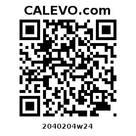 Calevo.com Preisschild 2040204w24