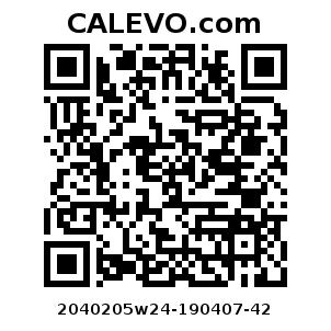 Calevo.com Preisschild 2040205w24-190407-42