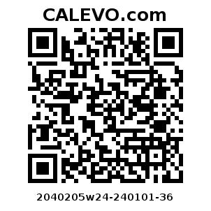 Calevo.com Preisschild 2040205w24-240101-36