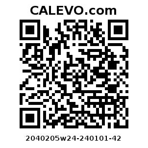 Calevo.com Preisschild 2040205w24-240101-42