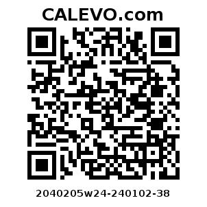 Calevo.com Preisschild 2040205w24-240102-38