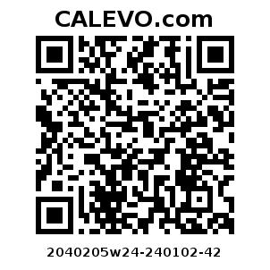 Calevo.com Preisschild 2040205w24-240102-42