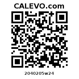 Calevo.com Preisschild 2040205w24