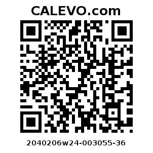 Calevo.com Preisschild 2040206w24-003055-36