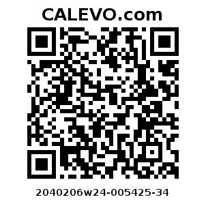 Calevo.com Preisschild 2040206w24-005425-34