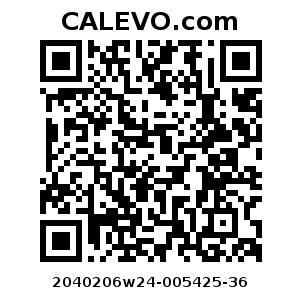 Calevo.com Preisschild 2040206w24-005425-36