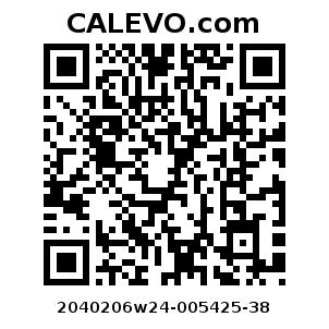 Calevo.com Preisschild 2040206w24-005425-38