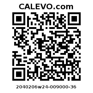 Calevo.com Preisschild 2040206w24-009000-36