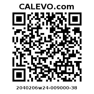 Calevo.com Preisschild 2040206w24-009000-38