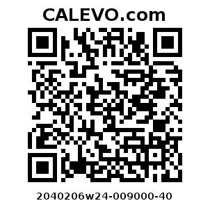 Calevo.com Preisschild 2040206w24-009000-40