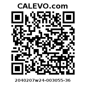 Calevo.com Preisschild 2040207w24-003055-36