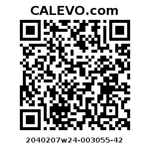 Calevo.com Preisschild 2040207w24-003055-42