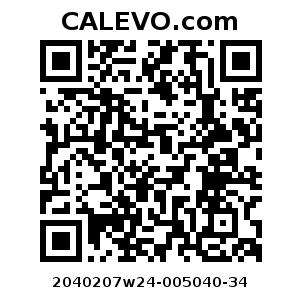 Calevo.com Preisschild 2040207w24-005040-34