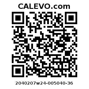 Calevo.com Preisschild 2040207w24-005040-36