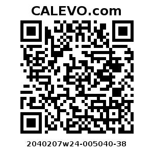 Calevo.com Preisschild 2040207w24-005040-38