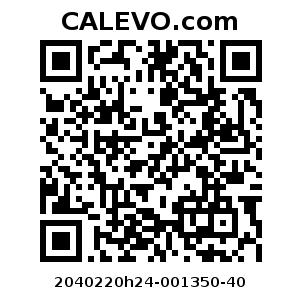 Calevo.com Preisschild 2040220h24-001350-40