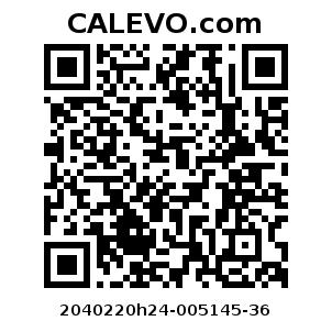 Calevo.com Preisschild 2040220h24-005145-36