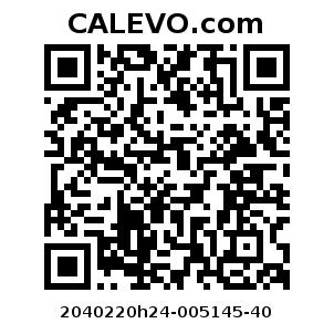 Calevo.com Preisschild 2040220h24-005145-40