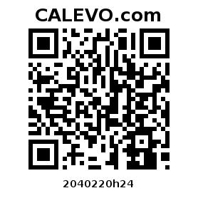 Calevo.com Preisschild 2040220h24