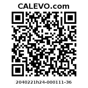 Calevo.com Preisschild 2040221h24-000111-36