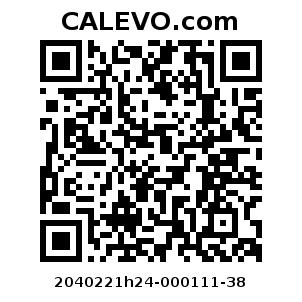 Calevo.com Preisschild 2040221h24-000111-38