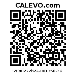 Calevo.com Preisschild 2040222h24-001350-34