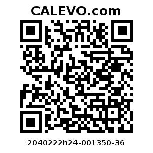 Calevo.com Preisschild 2040222h24-001350-36