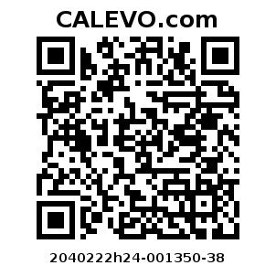 Calevo.com Preisschild 2040222h24-001350-38