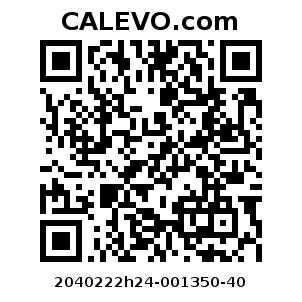 Calevo.com Preisschild 2040222h24-001350-40