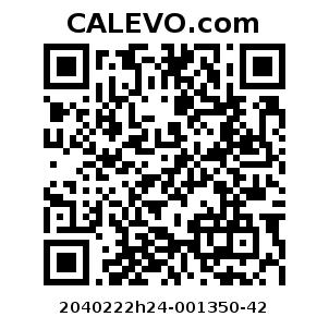 Calevo.com Preisschild 2040222h24-001350-42