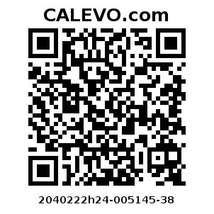 Calevo.com Preisschild 2040222h24-005145-38