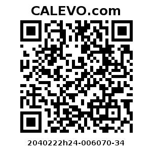 Calevo.com Preisschild 2040222h24-006070-34