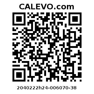 Calevo.com Preisschild 2040222h24-006070-38