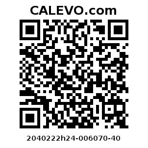 Calevo.com Preisschild 2040222h24-006070-40