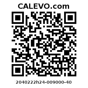 Calevo.com Preisschild 2040222h24-009000-40