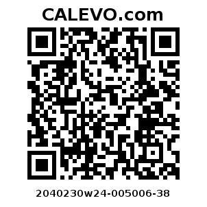 Calevo.com Preisschild 2040230w24-005006-38