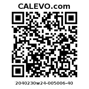 Calevo.com Preisschild 2040230w24-005006-40