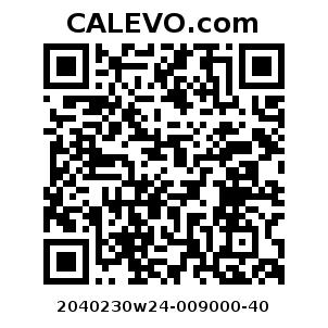 Calevo.com Preisschild 2040230w24-009000-40