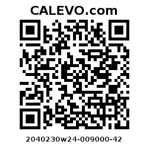 Calevo.com Preisschild 2040230w24-009000-42