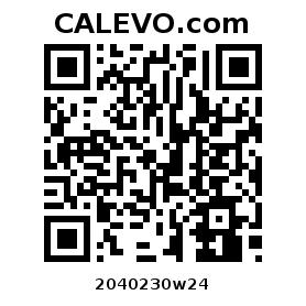 Calevo.com Preisschild 2040230w24