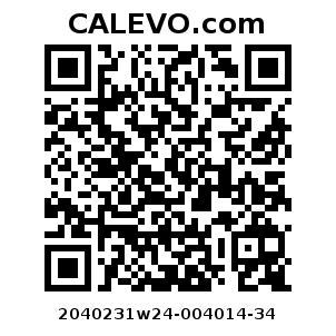 Calevo.com Preisschild 2040231w24-004014-34