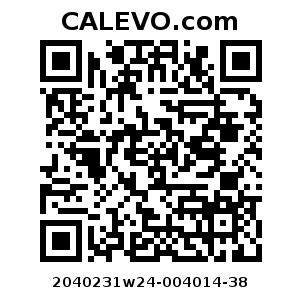 Calevo.com Preisschild 2040231w24-004014-38