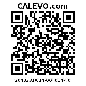 Calevo.com Preisschild 2040231w24-004014-40