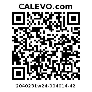 Calevo.com Preisschild 2040231w24-004014-42