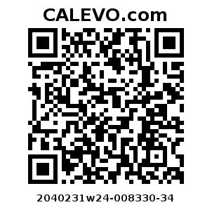 Calevo.com Preisschild 2040231w24-008330-34