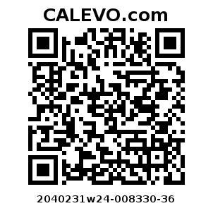 Calevo.com Preisschild 2040231w24-008330-36