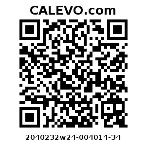 Calevo.com Preisschild 2040232w24-004014-34