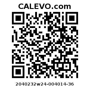 Calevo.com Preisschild 2040232w24-004014-36