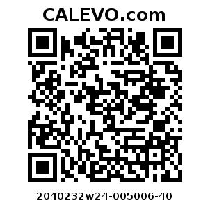 Calevo.com Preisschild 2040232w24-005006-40